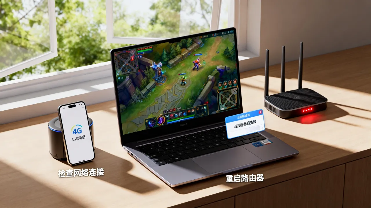 lol为什么关闭服务器连接，游戏掉线重连失败怎么办