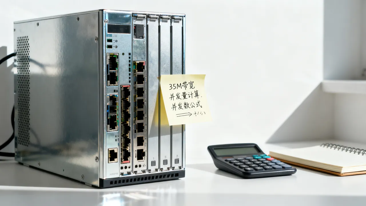 服务器35M宽带并发量是多少？，35M带宽并发数如何计算