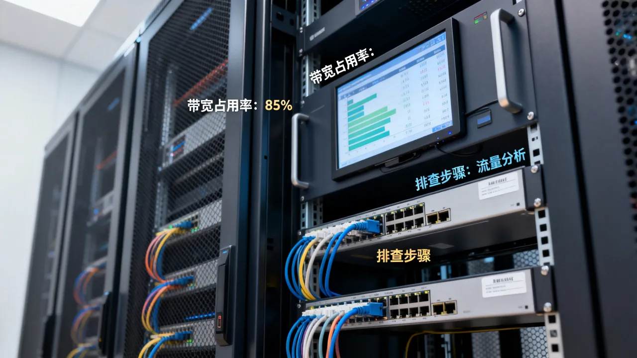 服务器吃宽带怎么解决，服务器带宽占用率过高如何排查？
