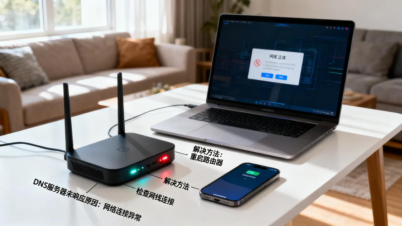 家用宽带DNS服务器未响应是什么原因，DNS服务器未响应怎么解决