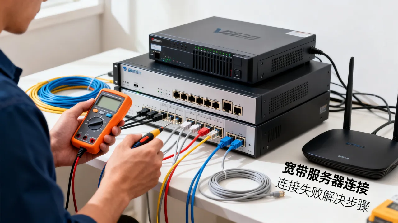 什么是宽带服务器连接，宽带连接服务器失败怎么解决？