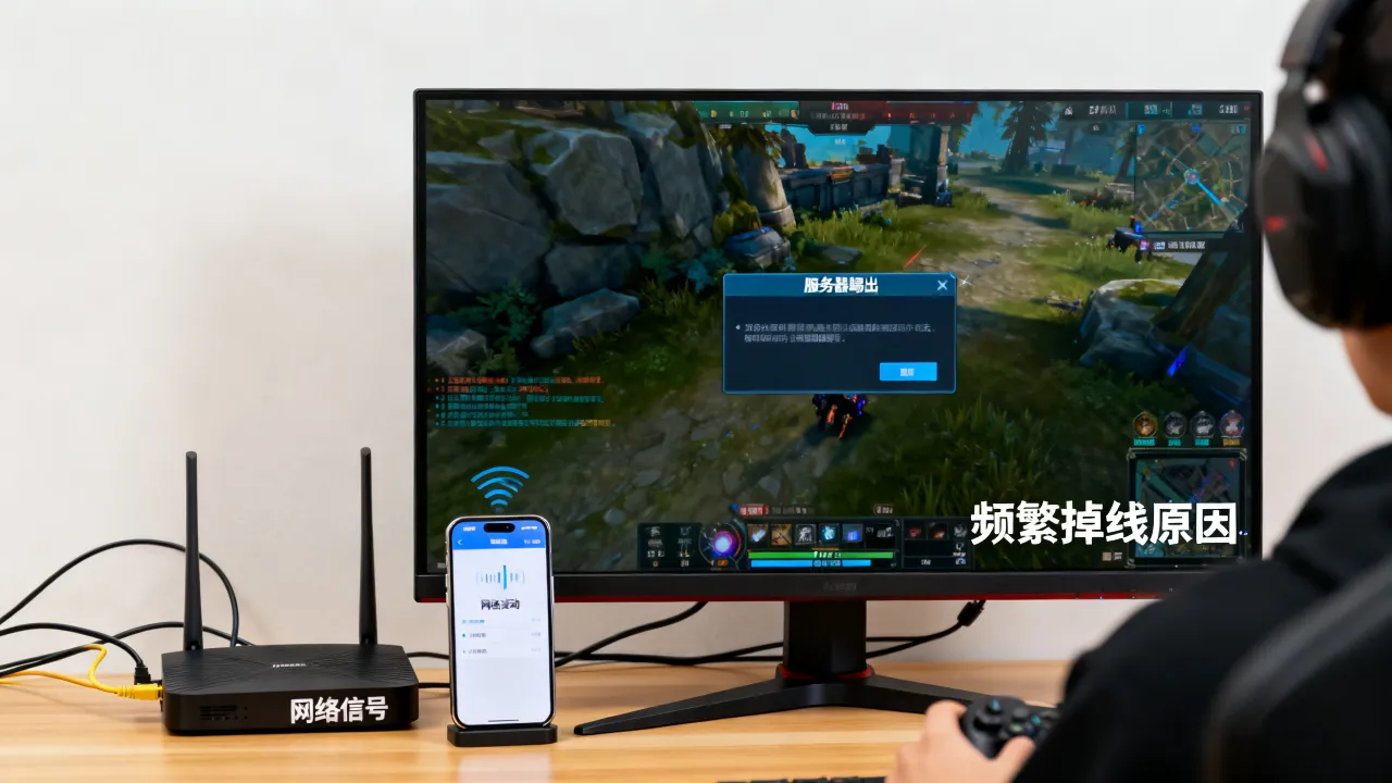 为什么打go一直被服务器踢出，游戏频繁掉线是什么原因？