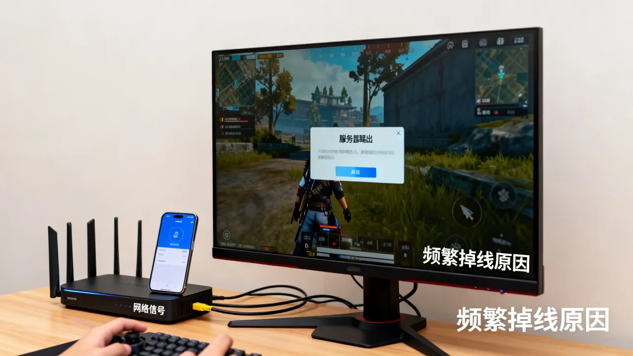 为什么打go一直被服务器踢出，游戏频繁掉线是什么原因？