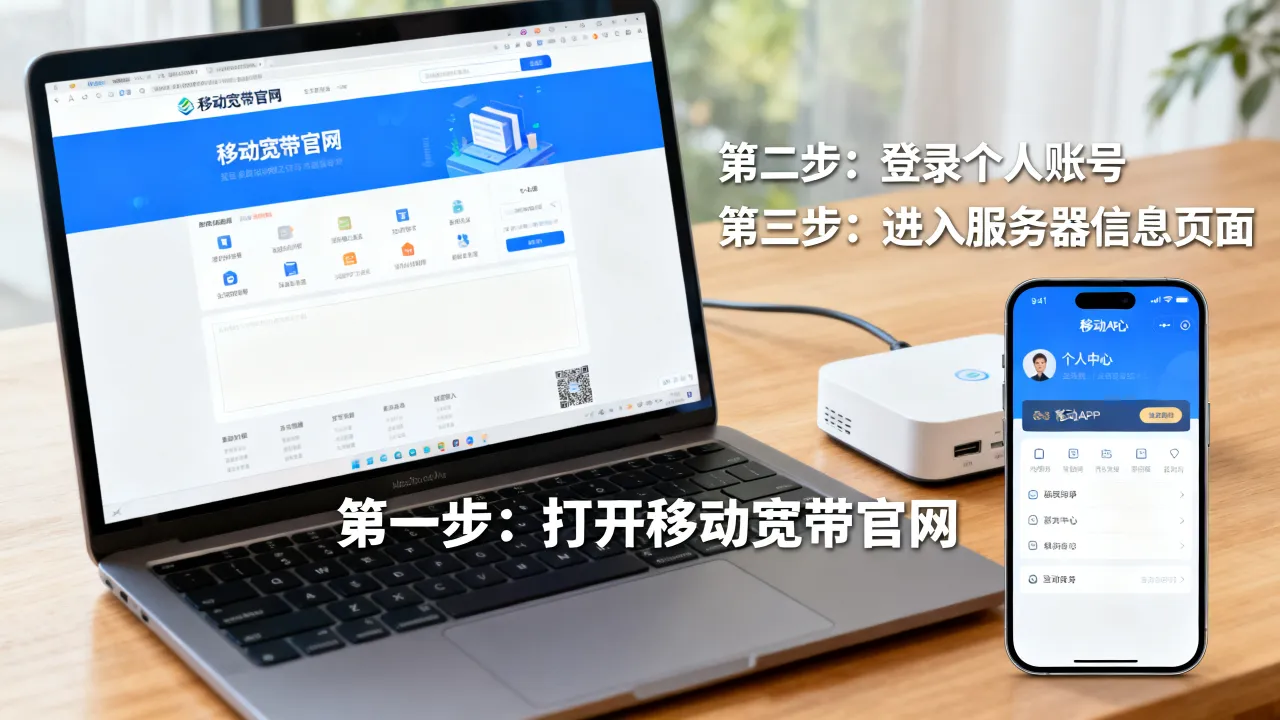 嘉兴市移动宽带服务器ip地址是多少，怎么查询？