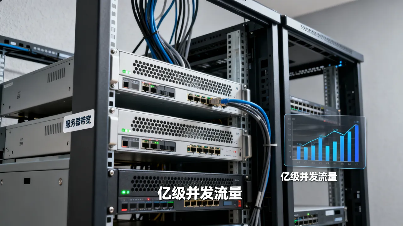 抖音服务器宽带有多大？为何能支撑亿级并发流量？