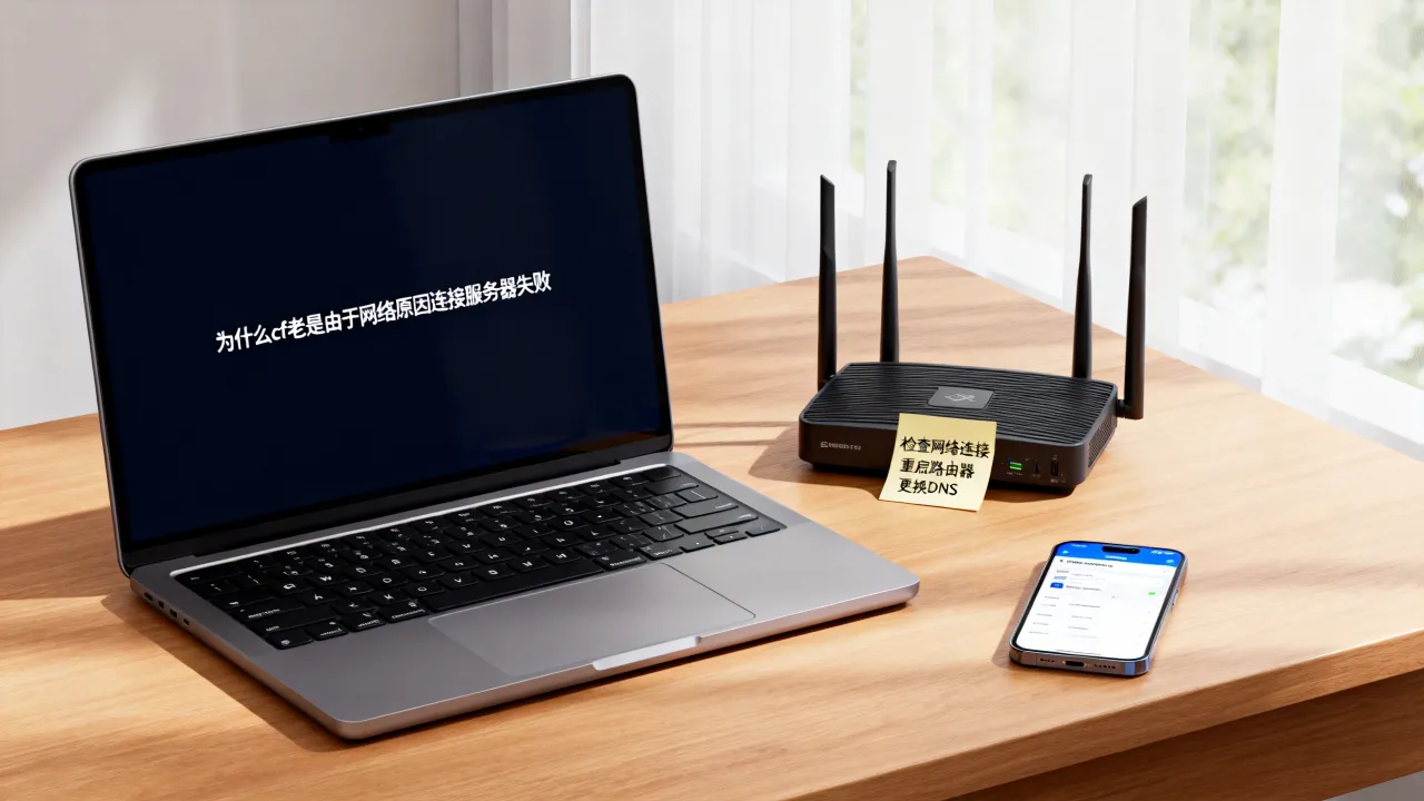 为什么cf老是由于网络原因连接服务器失败，怎么解决？