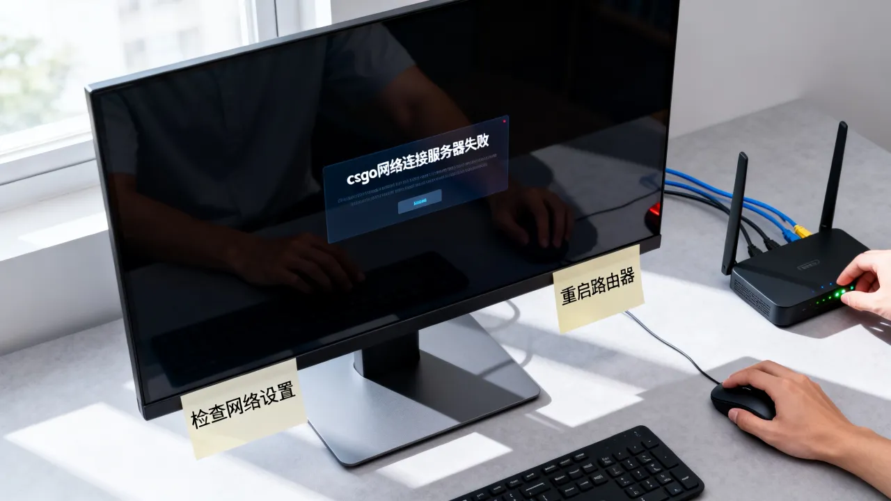 为什么总显示csgo网络连接服务器失败，连接失败怎么解决