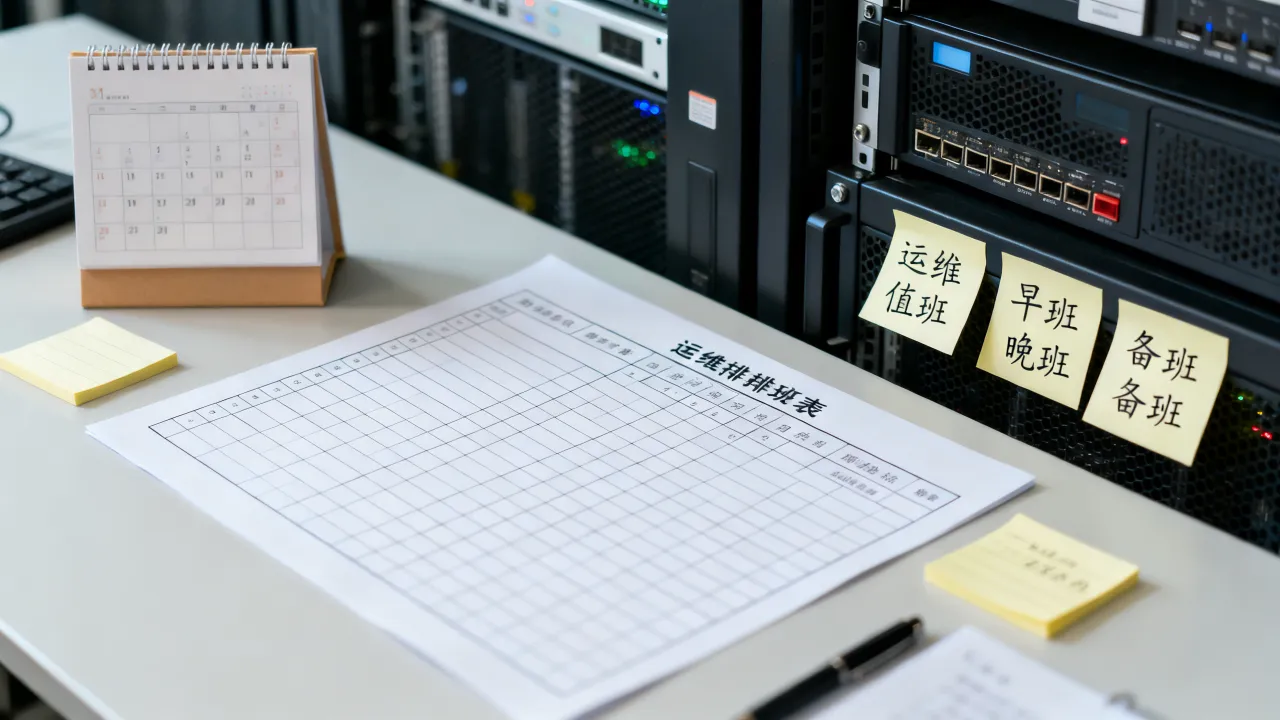 服务器运维排班怎么做?如何制定高效的运维值班表?