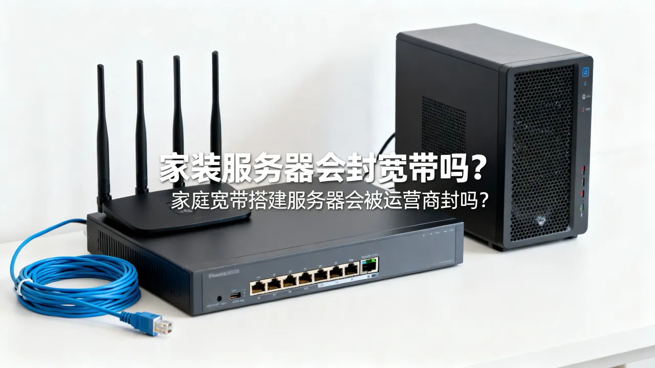 家装服务器会封宽带吗，家庭宽带搭建服务器会被运营商封吗？