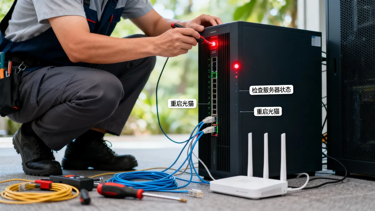 移动宽带服务器故障怎么办,如何快速修复网络连接?