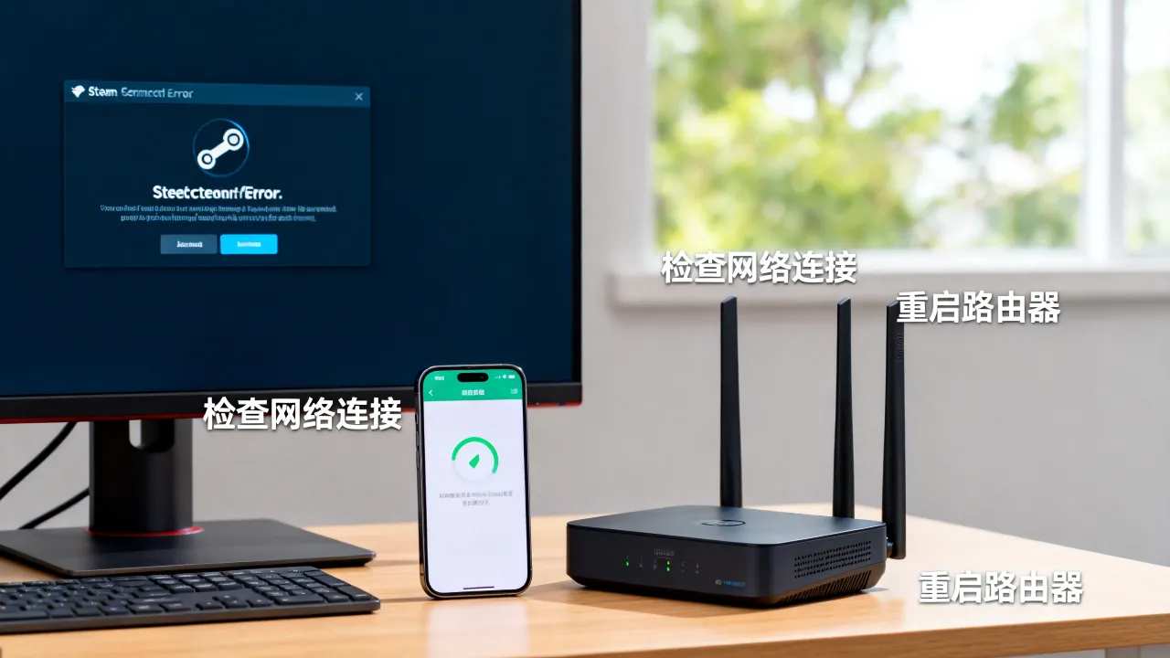 Steam连不上服务器怎么办，移动宽带无法连接怎么解决？