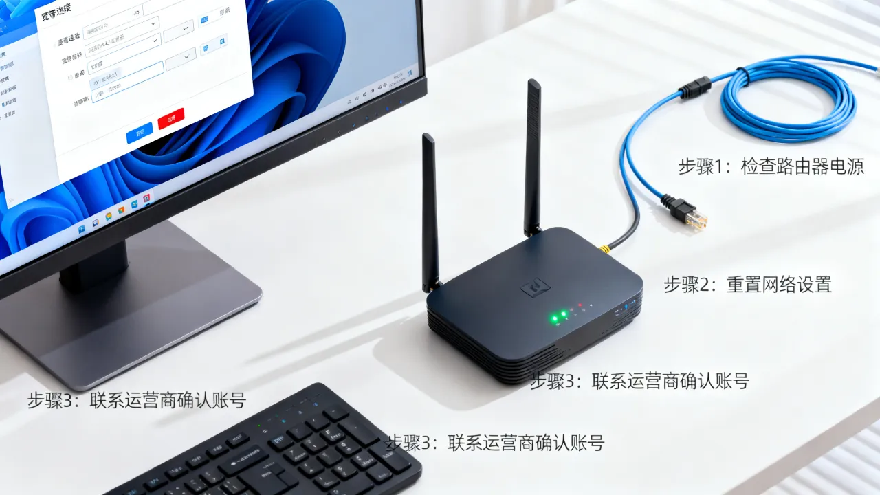 建立新宽带连接服务器怎么设置？宽带连接服务器失败怎么解决？