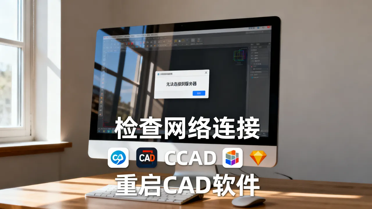 为什么打开CAD会显示服务器，CAD打开提示无法连接到服务器怎么办