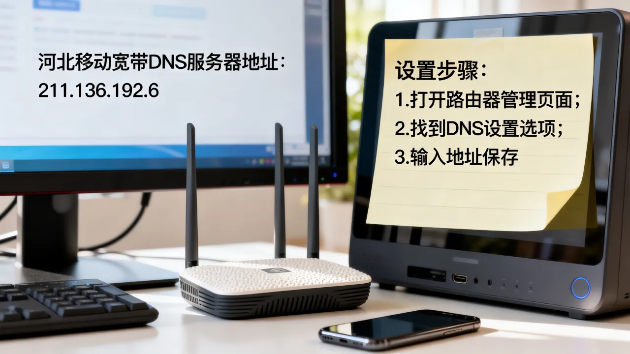 河北移动宽带DNS服务器地址是多少？如何设置才能最快？