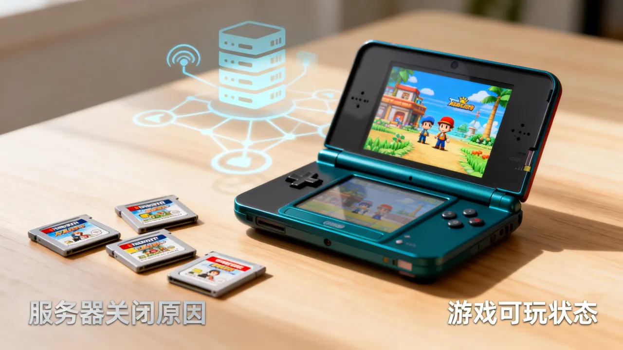 任天堂为什么关闭3ds的服务器？，游戏还能玩吗