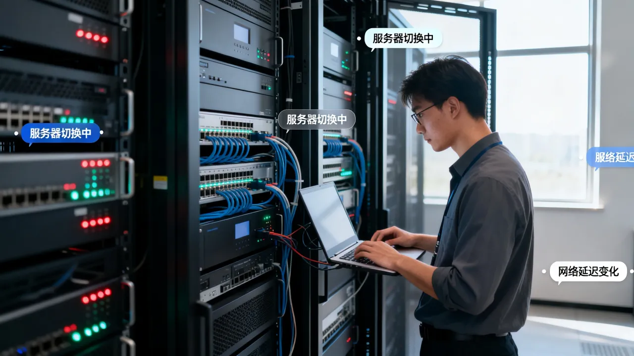 宽带服务器切换对网络有什么影响，该怎么办？