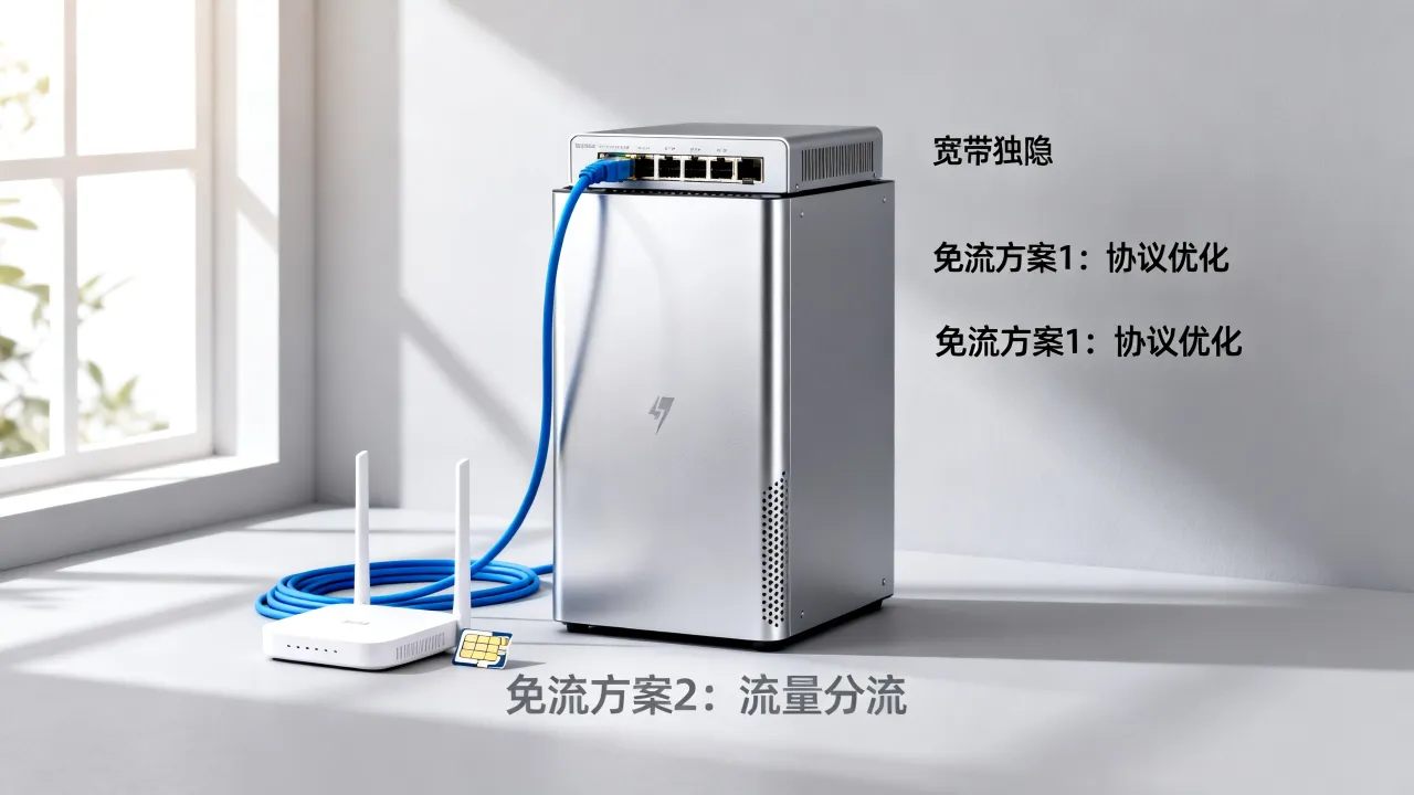 宽带独享服务器怎么免流？免流量方案靠谱吗