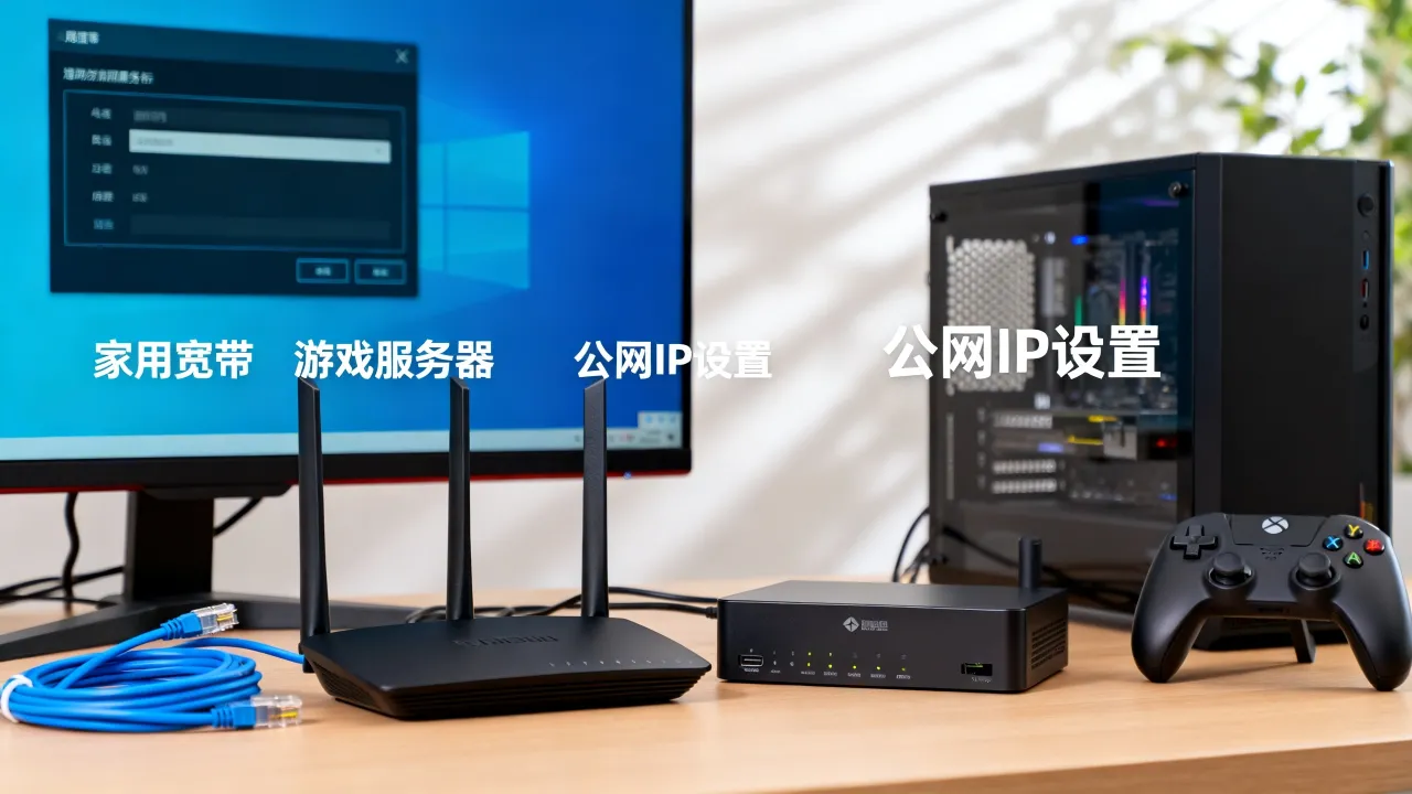 家用宽带能开游戏服务器吗，宽带公网ip怎么设置