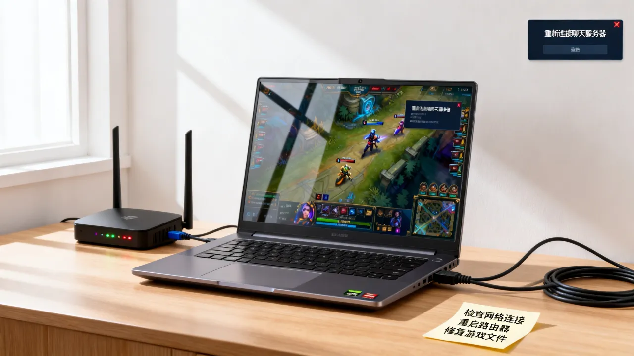 为什么lol老是重新连接聊天服务器，英雄联盟掉线重连怎么解决