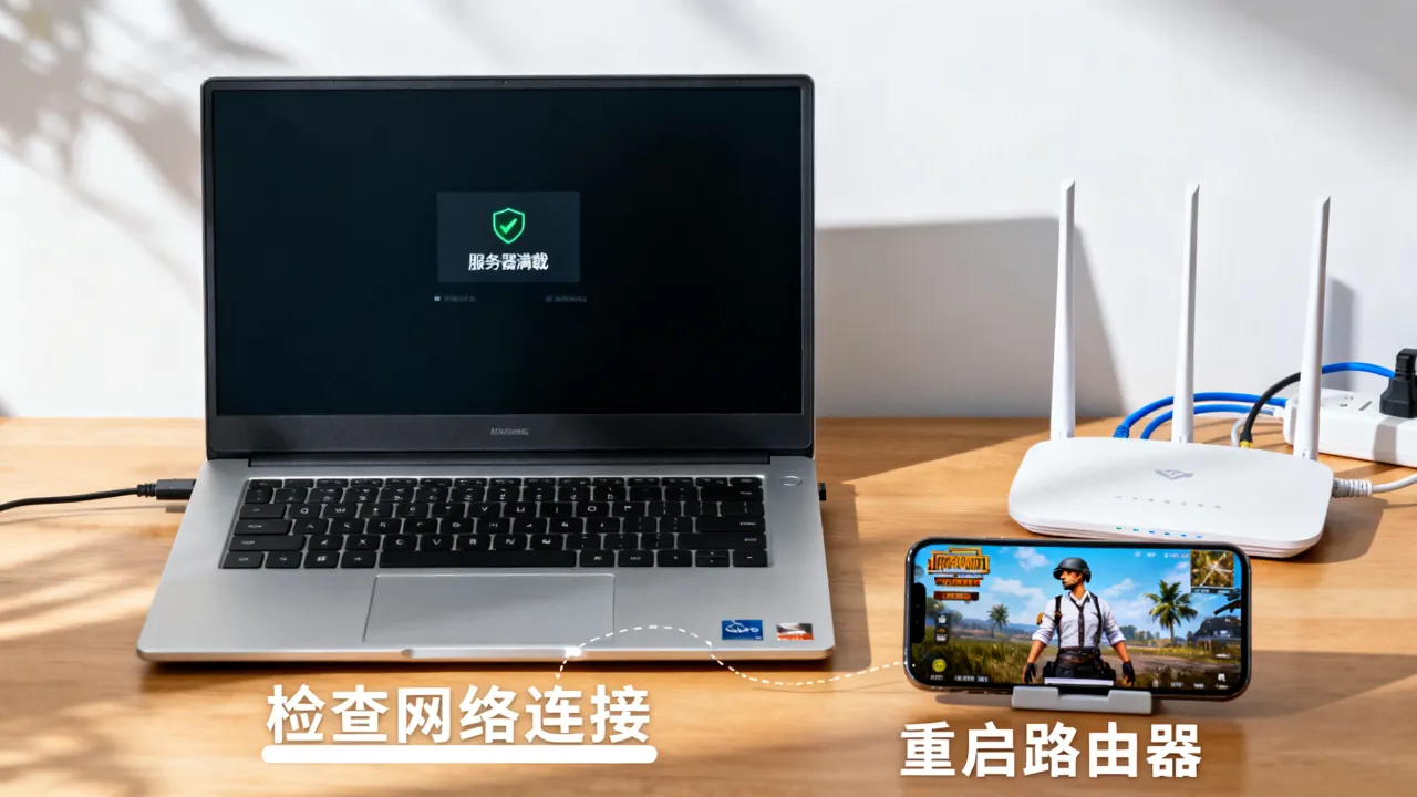 吃鸡为什么服务器满载，绝地求生服务器满载进不去怎么办？