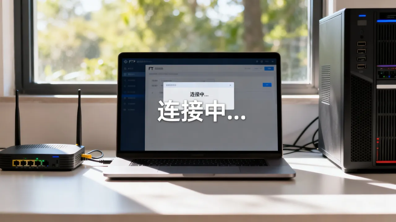 为什么FTP一直在连接到服务器，FTP连接不上服务器怎么办？