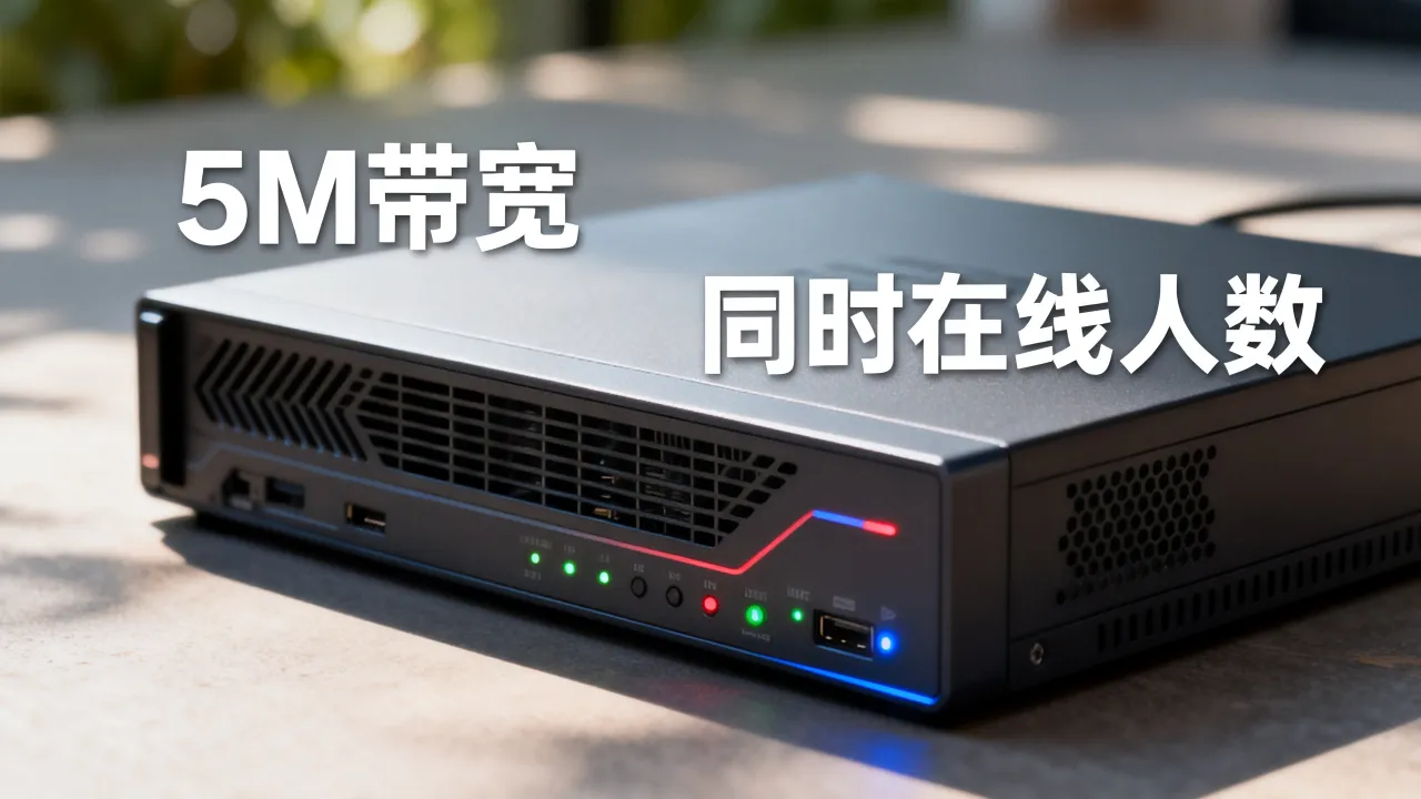 游戏服务器宽带5M够用吗，5M带宽能带多少人同时在线？