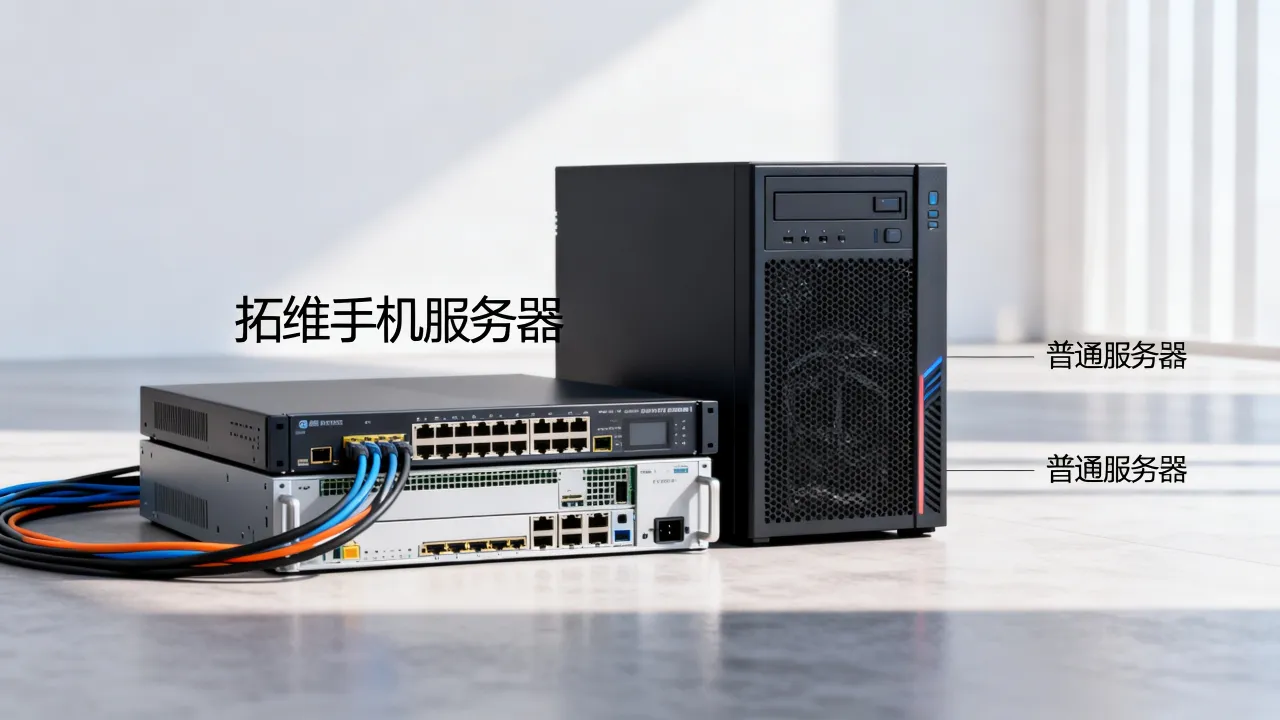 拓维手机服务器是什么，和普通服务器比哪个好？