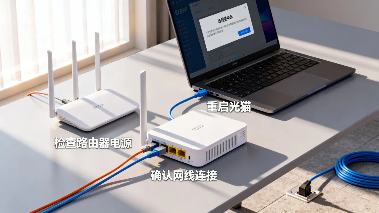 宽带服务器连接不上怎么办，宽带连接服务器失败怎么解决
