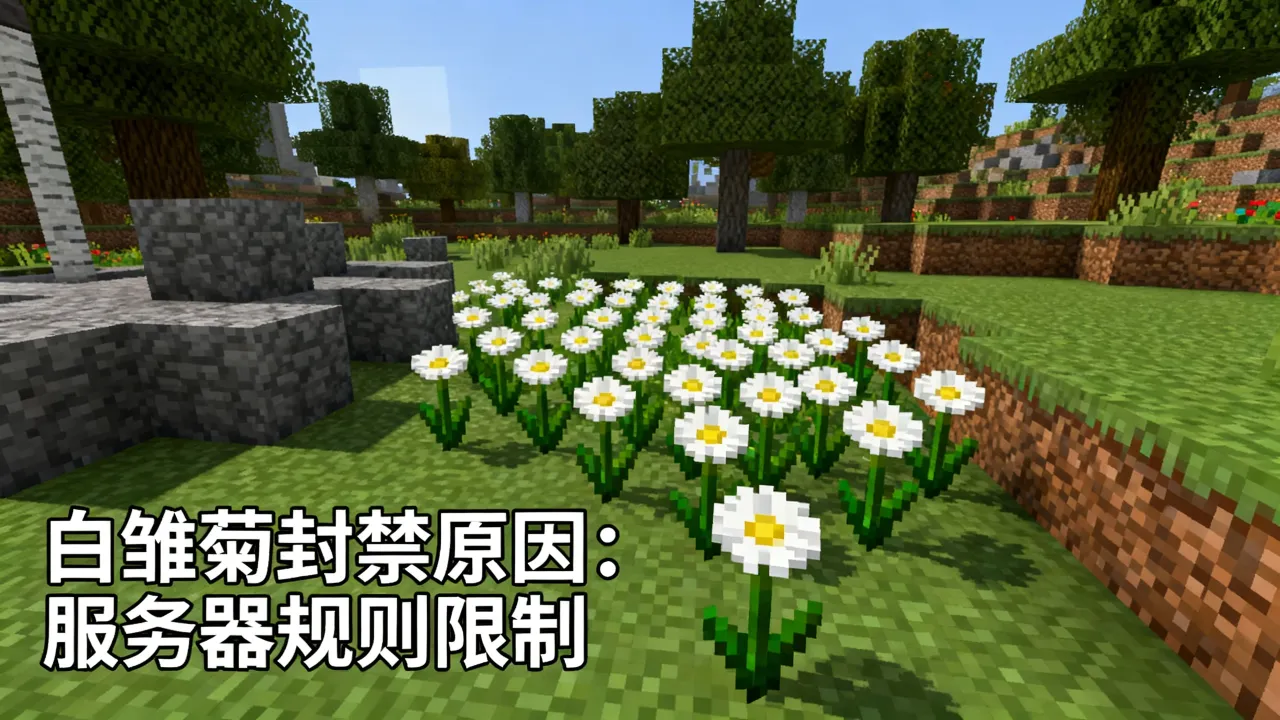 MC服务器为什么ban白雏菊了,我的世界服务器为何封禁白雏菊 MC服务器为什么ban白雏菊了,我的世界服务器为何封禁白雏菊