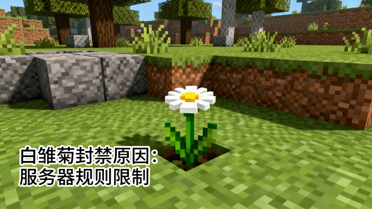 MC服务器为什么ban白雏菊了,我的世界服务器为何封禁白雏菊 MC服务器为什么ban白雏菊了,我的世界服务器为何封禁白雏菊