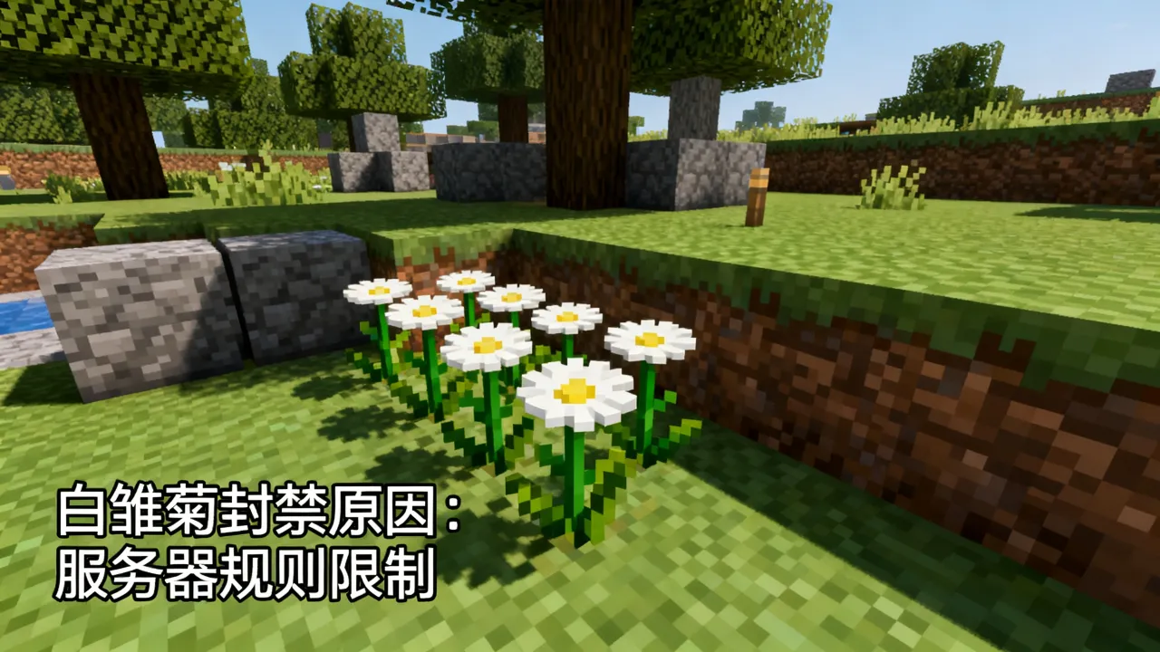 MC服务器为什么ban白雏菊了,我的世界服务器为何封禁白雏菊 MC服务器为什么ban白雏菊了,我的世界服务器为何封禁白雏菊