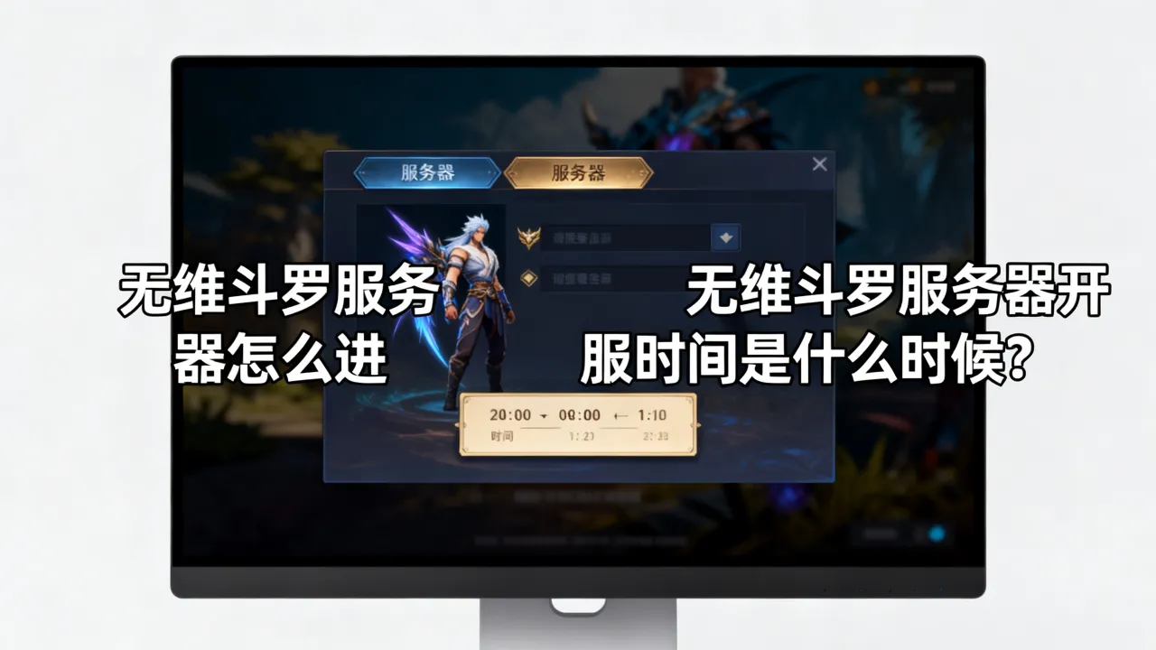 无维斗罗服务器怎么进,无维斗罗服务器开服时间是什么时候? 无维斗罗服务器怎么进,无维斗罗服务器开服时间是什么时候?