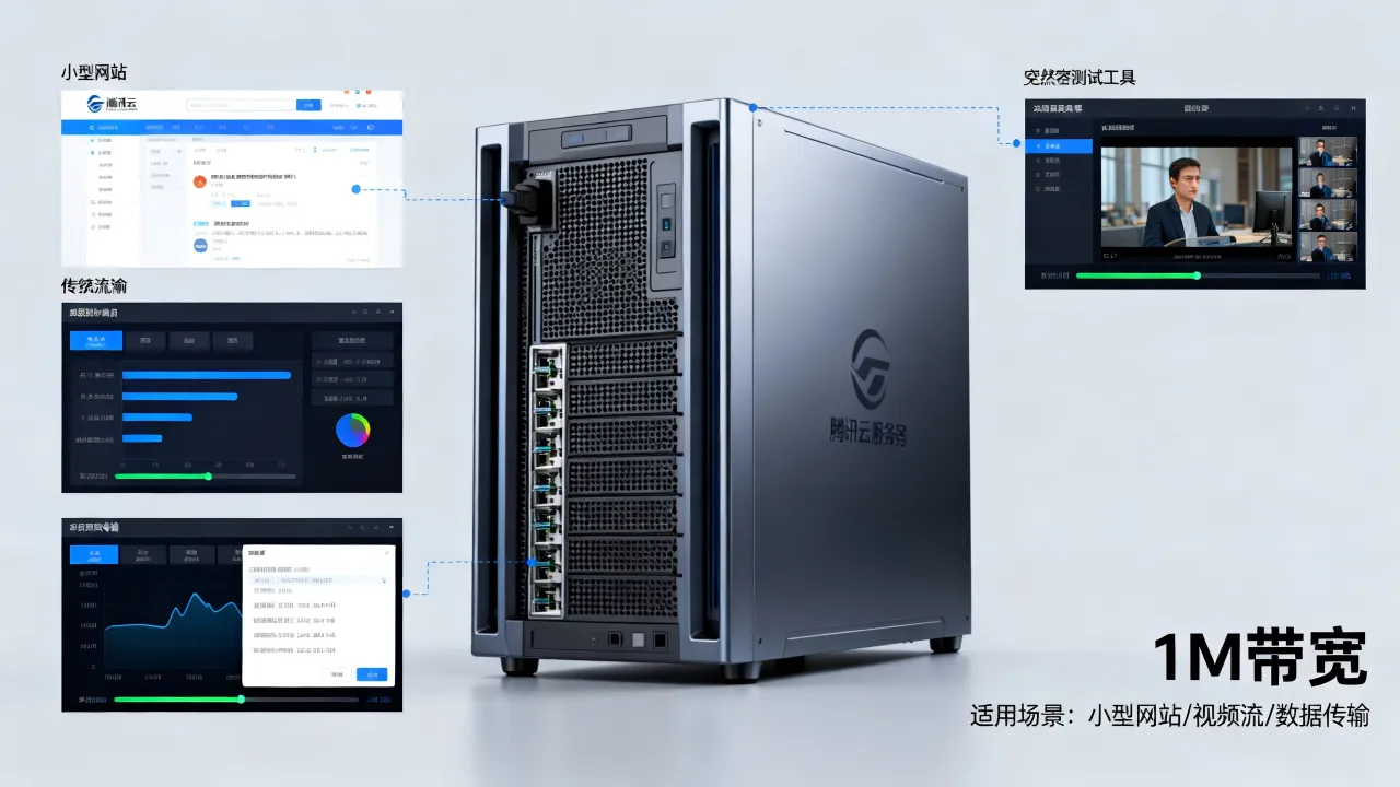 腾讯云服务器1m带宽够用吗,1m带宽适合哪些应用场景?