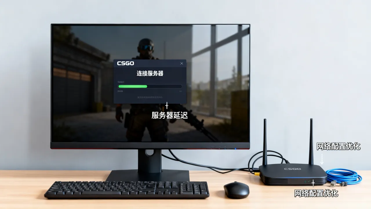 为什么CSGO连接服务器很久，如何快速解决进服卡顿？