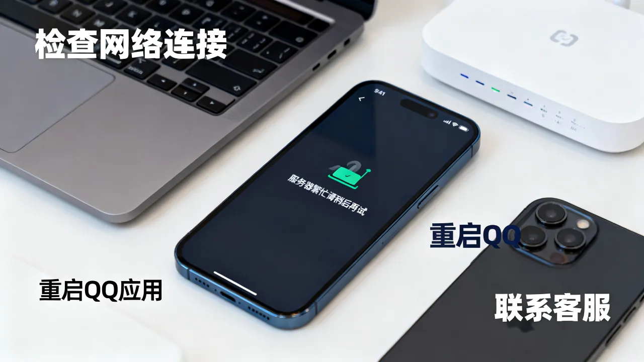 为什么QQ显示服务器繁忙请稍后再试,QQ服务器繁忙怎么解决 为什么QQ显示服务器繁忙请稍后再试,QQ服务器繁忙怎么解决
