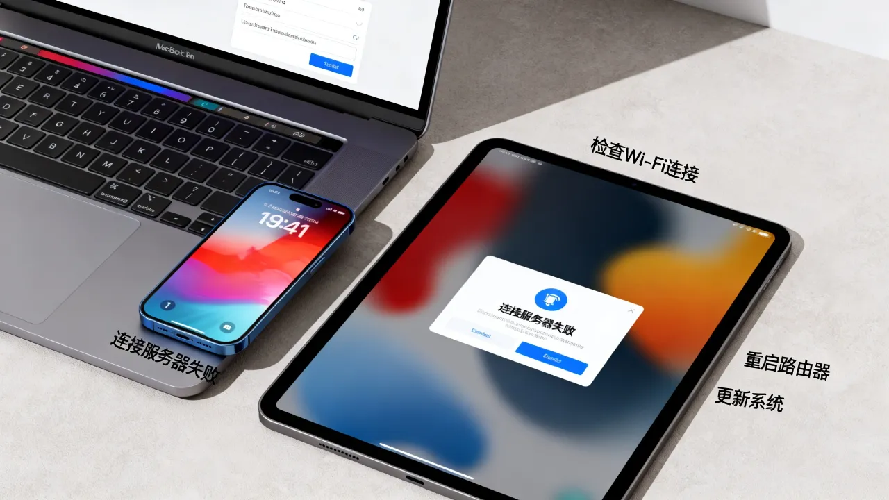 为什么apple连接服务器失败，苹果连接服务器失败怎么解决