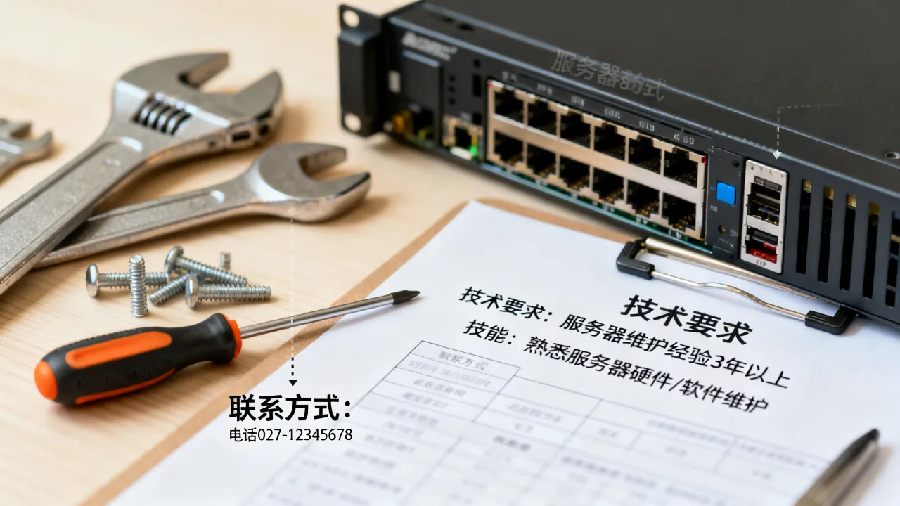 湖北服务器维保招聘条件都是什么，怎么联系？