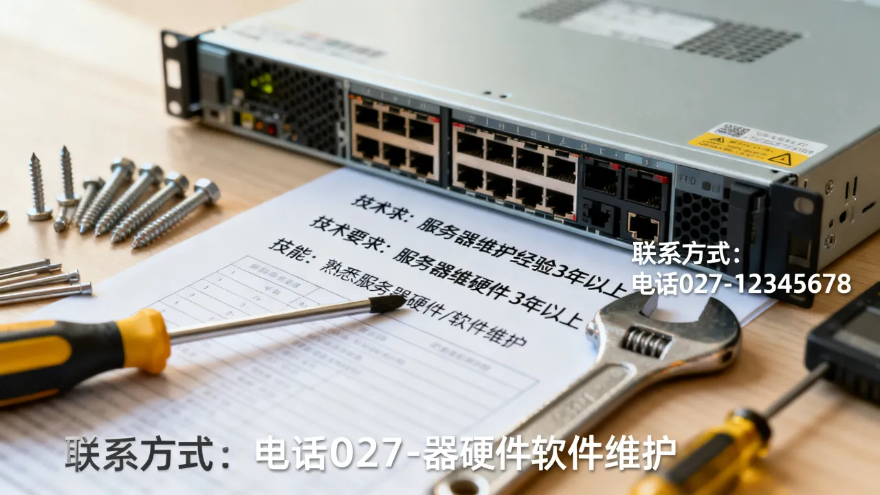 湖北服务器维保招聘条件都是什么，怎么联系？