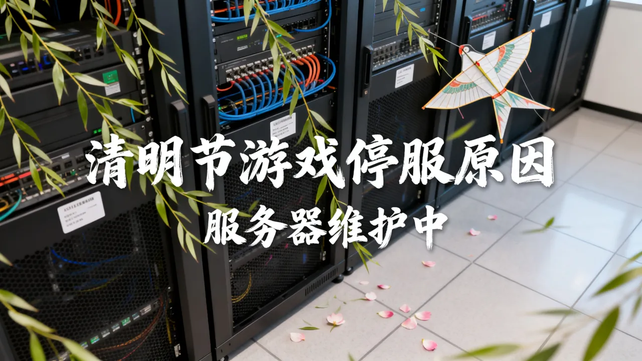 清明为什么服务器停？，清明节游戏停服原因是什么？