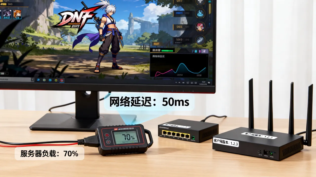 为什么DNF延迟高服务器网速正常，是什么原因导致的