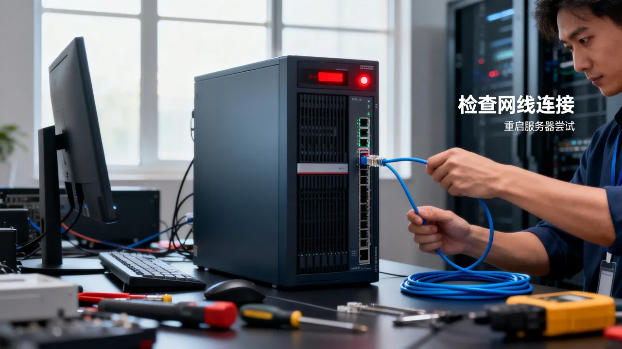 服务器一直显示离线怎么回事，排查方法是什么
