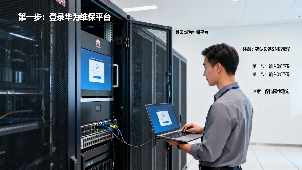华为服务器维保激活怎么做？激活流程和注意事项详解
