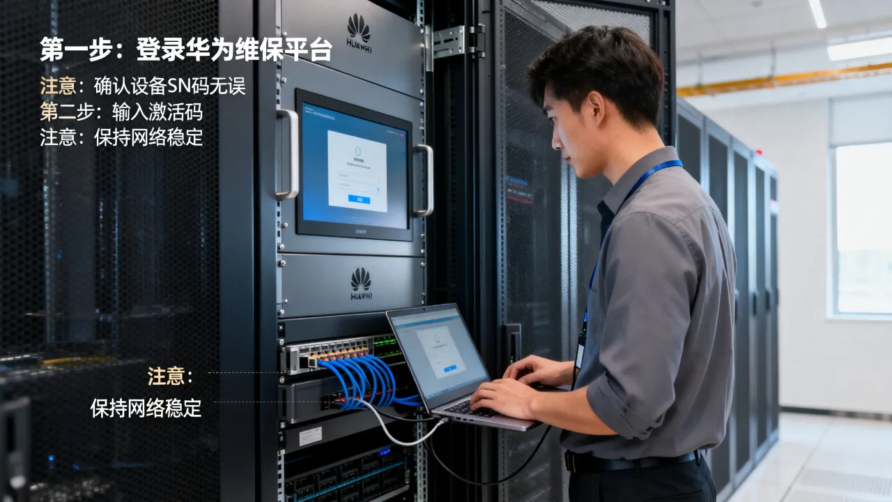 华为服务器维保激活怎么做？激活流程和注意事项详解