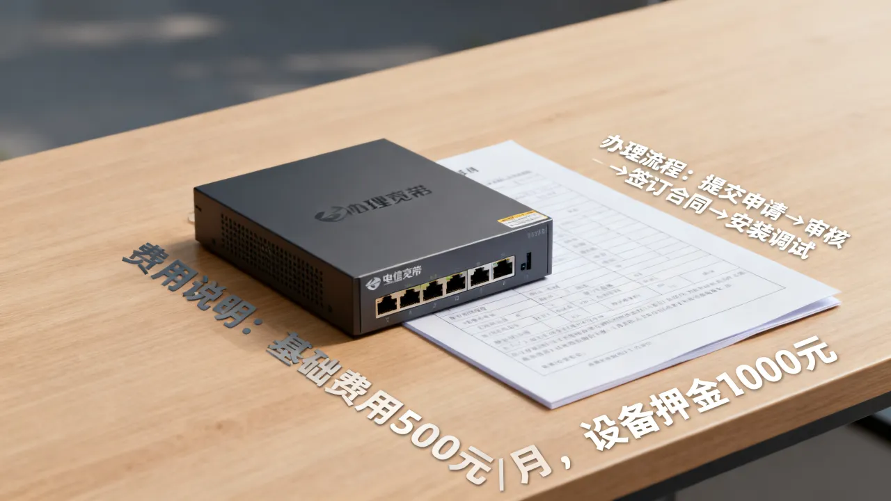 电信宽带租赁服务器怎么办理手续，需要多少钱？