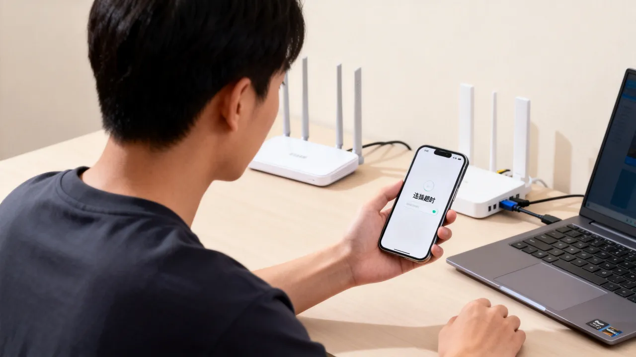 为什么想你app连不上服务器，一直连接超时怎么办