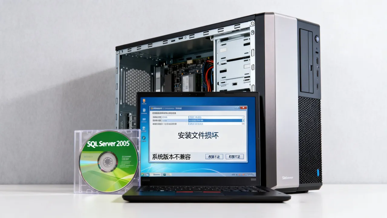 sql2005为什么安装不上服务器，安装失败原因详解