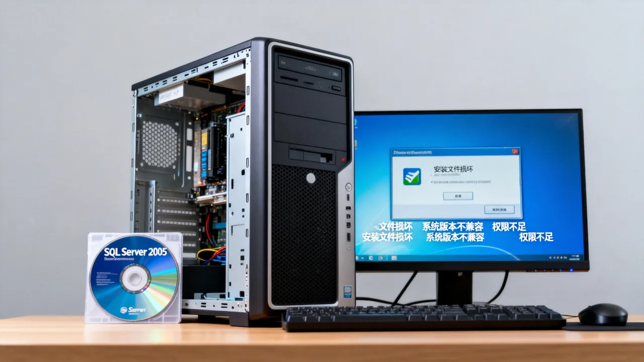 sql2005为什么安装不上服务器，安装失败原因详解