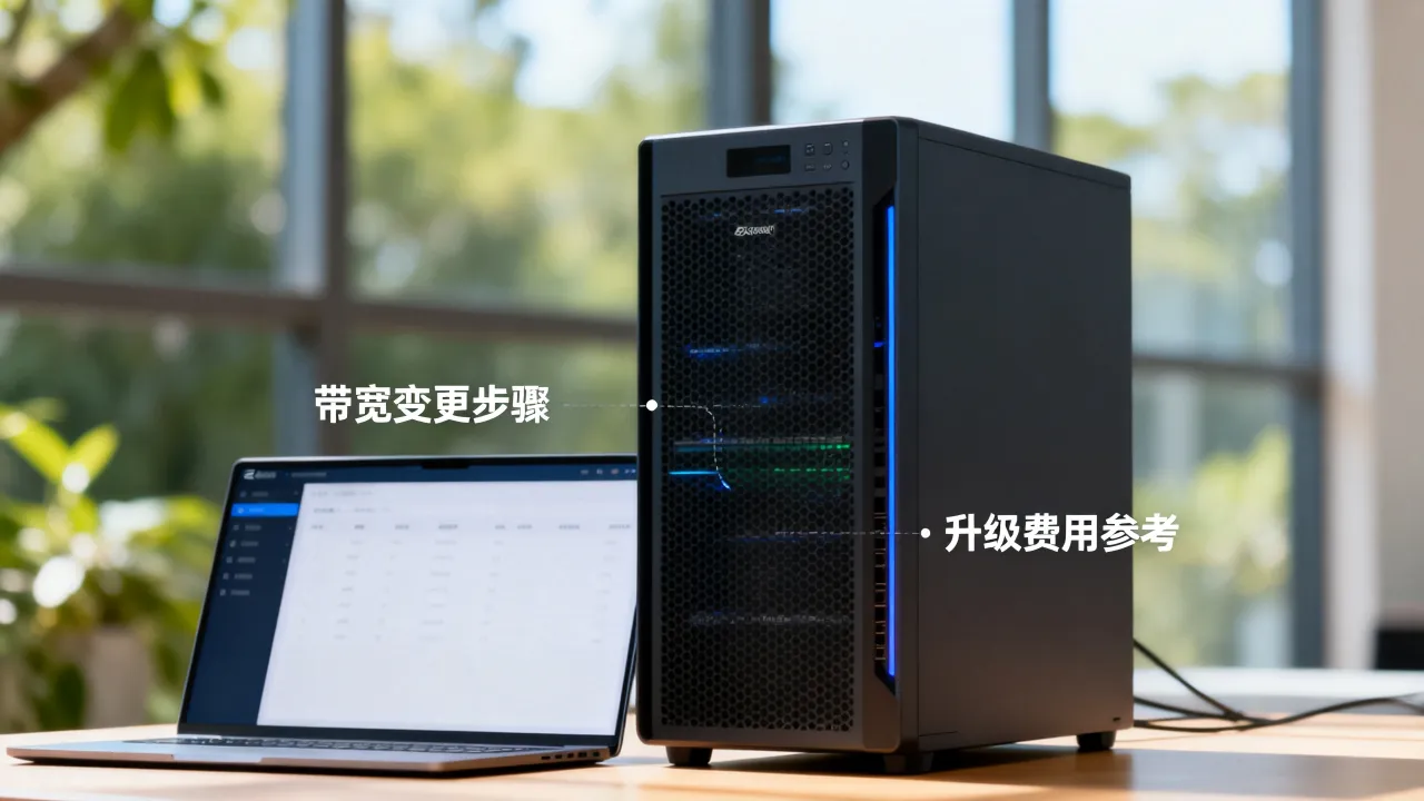 云服务器宽带怎么变更？，云服务器带宽升级多少钱