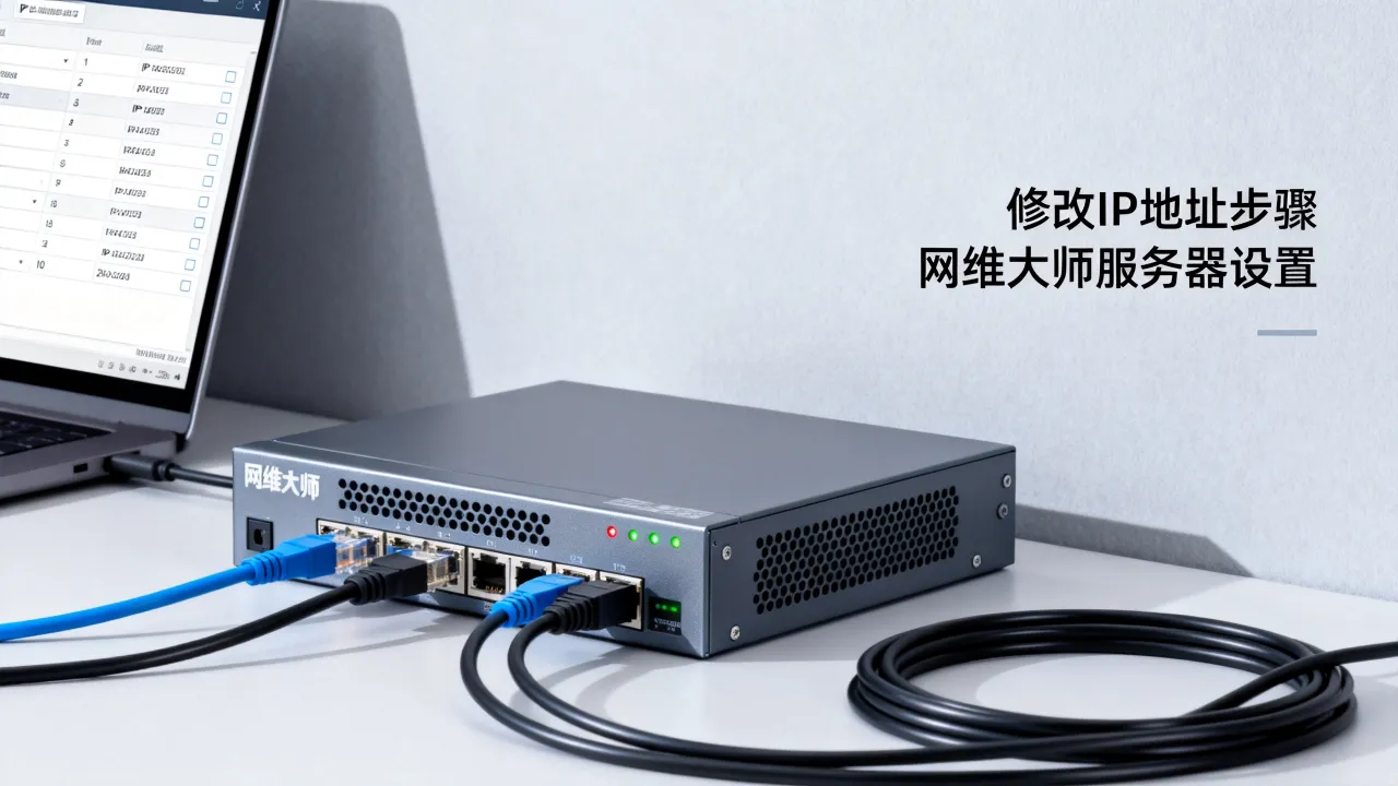 网维大师服务器怎么改，网维大师服务器IP地址怎么修改设置