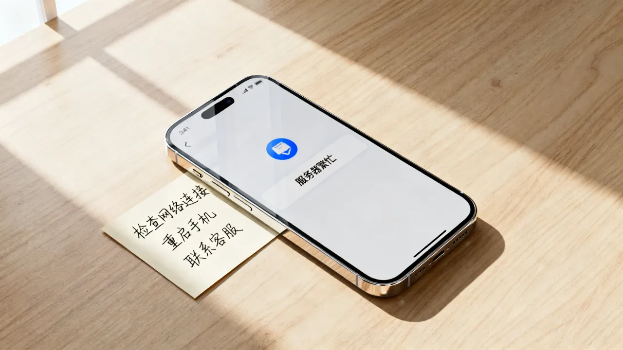 手机为什么服务器繁忙，手机显示服务器繁忙怎么解决